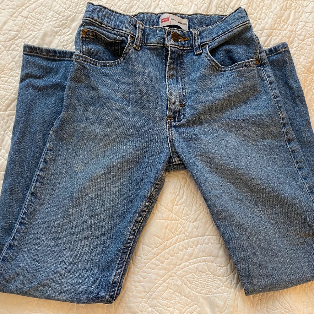 Kids Size 14 Slim Wrangler Straight Fit